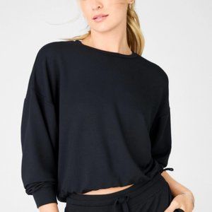 Fabletics Women's Monica Cinched Pullover, Black,